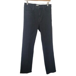Good American Good Straight Black Jeans Size 10/30 Organic Cotton